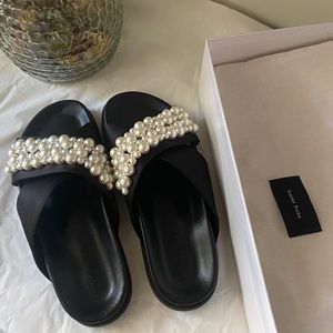 Simone Rocha Pearl Slide Sandals